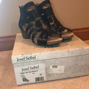 Josef Seibel, Como Schwarz, Size 41